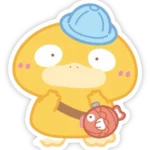 sticker psyduck rất đáng yêu