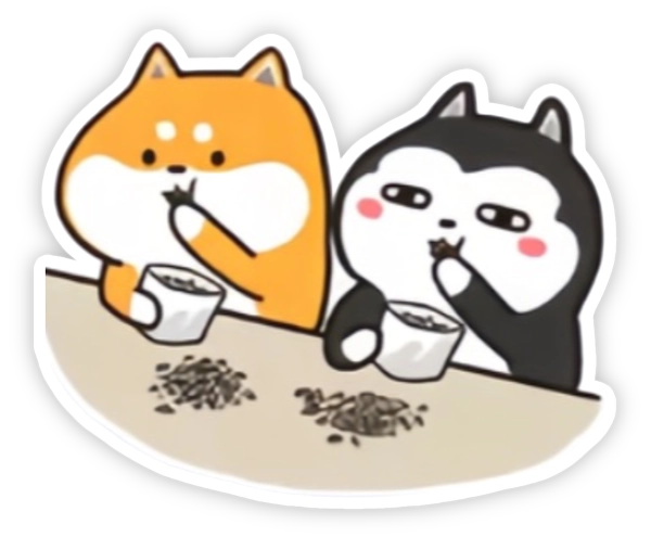 sticker Shi và Ngáo ngáo ngơ