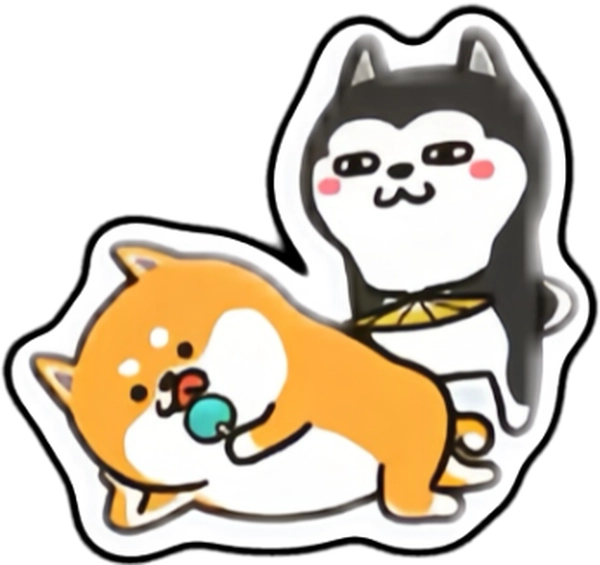 sticker Shi và Ngáo troll bá đạo