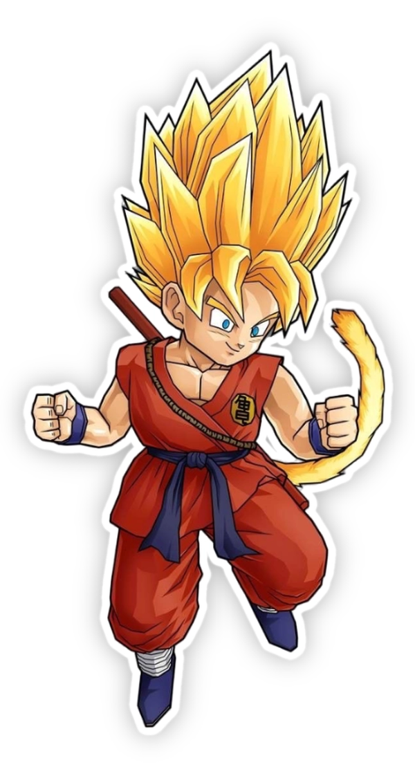 sticker son guko tóc vàng