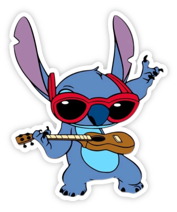 sticker stitch đánh đàn