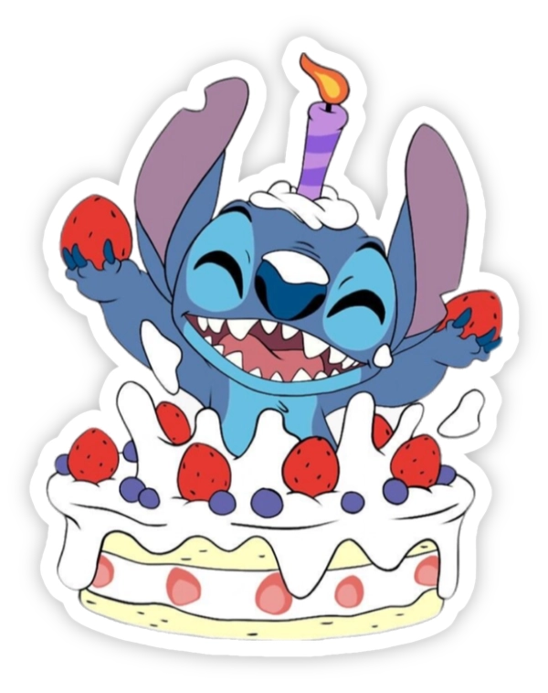 sticker stitch sinh nhật