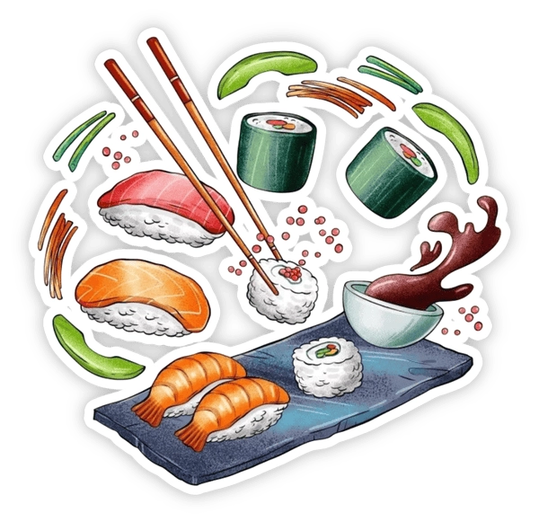 sticker sushi 10