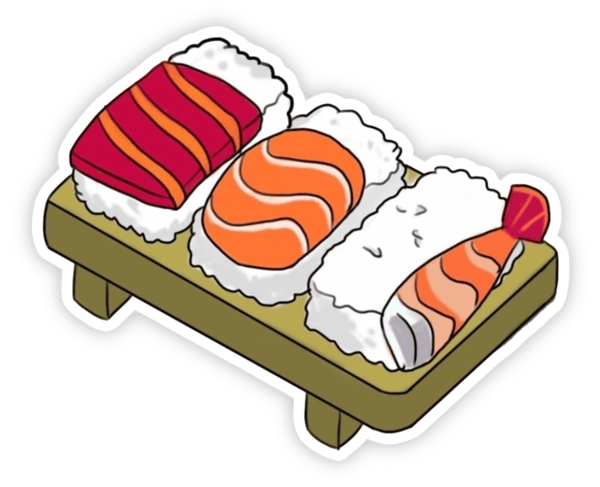 ảnh sticker sushi 