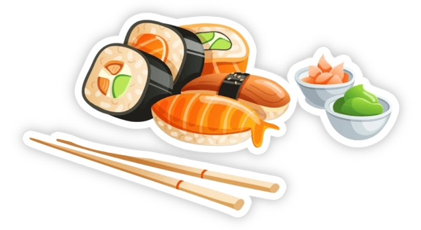 sticker sushi 21