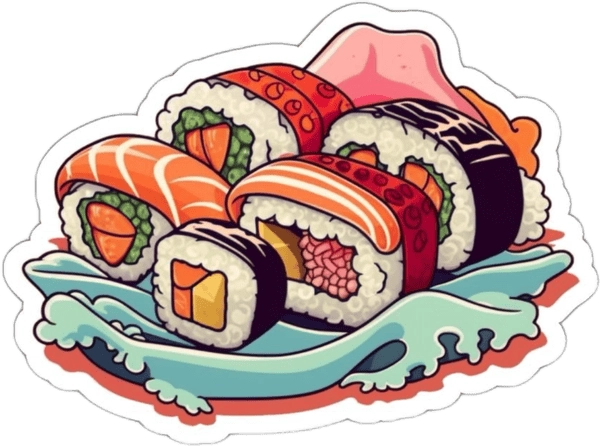 sticker sushi 26