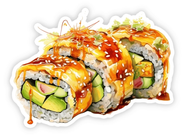 sticker sushi png