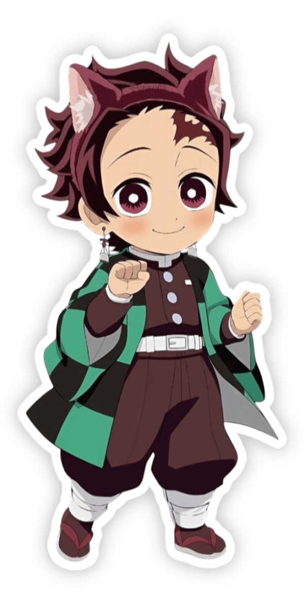 sticker tanjiro anime cute