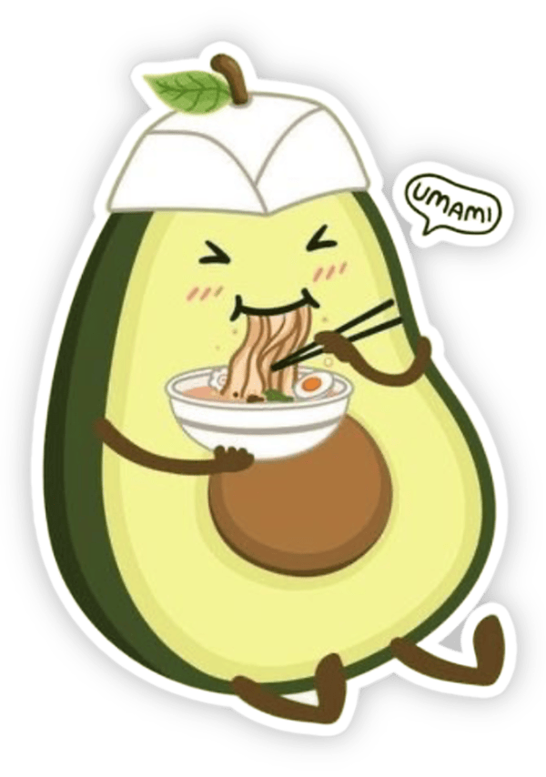 sticker trái bơ