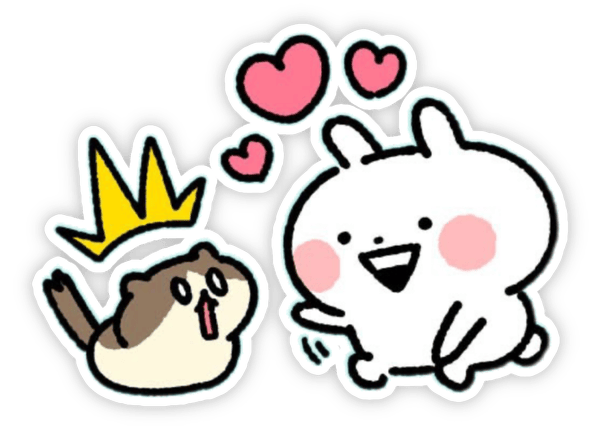 sticker usagyuuun ngộ nghĩnh