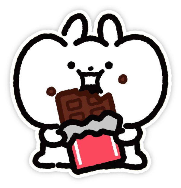 sticker usagyuuun tình yêu