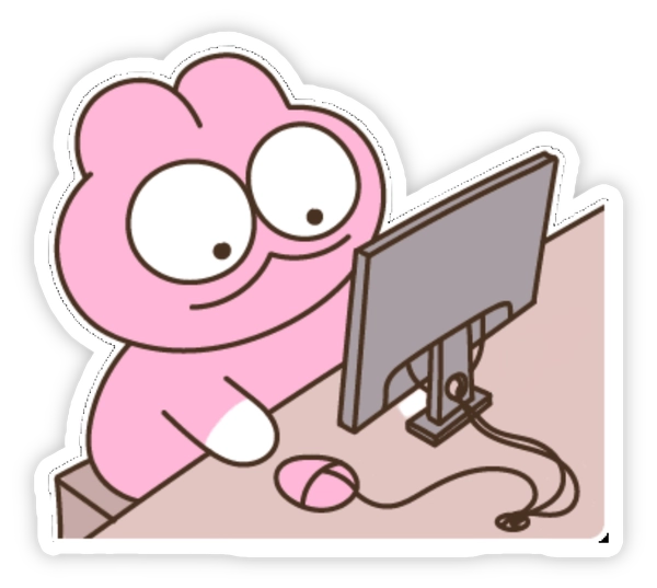 sticker zookiz làm việc