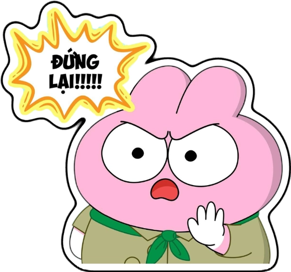 sticker zookiz tức giận