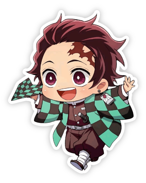 tanjiro chibi sticker