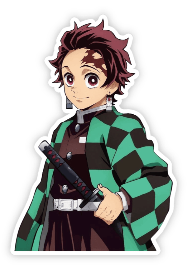 tanjiro demon slayer sticker