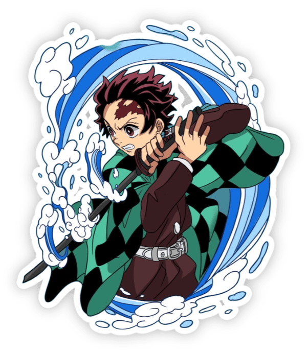 tanjiro sticker cute dễ thương