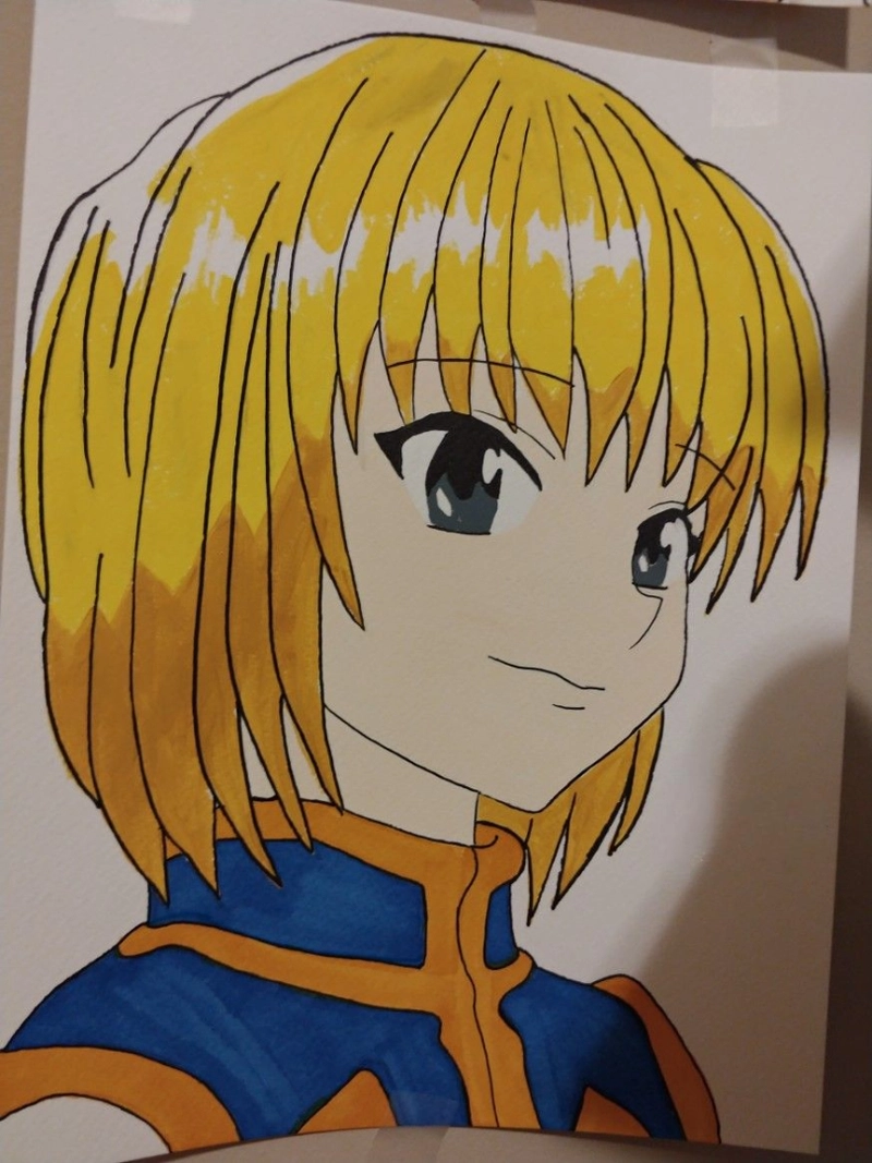 tranh anime cute dễ thương đơn giản