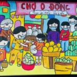 tranh hoạt động thiện nguyện