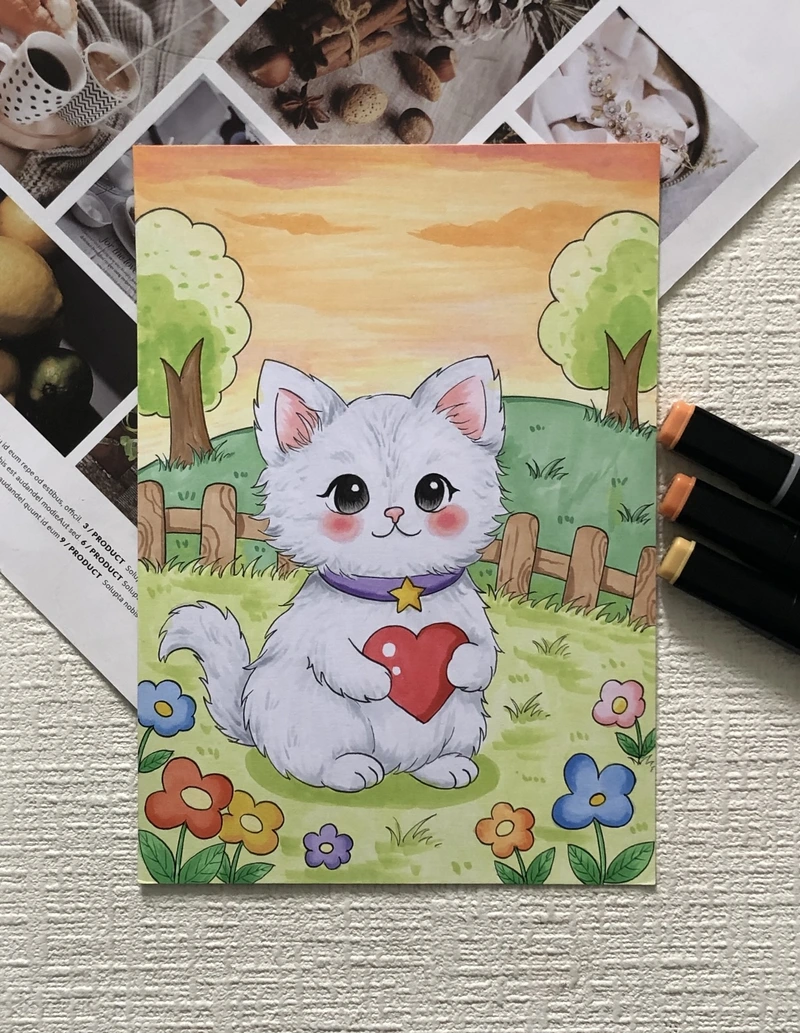 tranh tô màu vật nuôi ngộ nghĩnh và đáng yêu