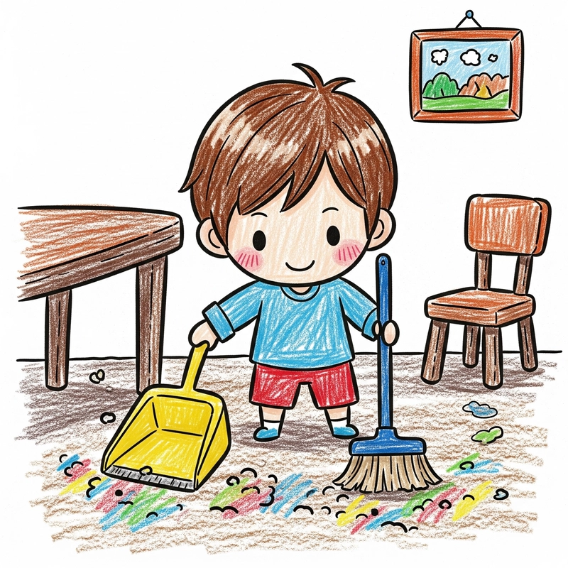tranh vẽ cuộc sống quanh em tốt đẹp