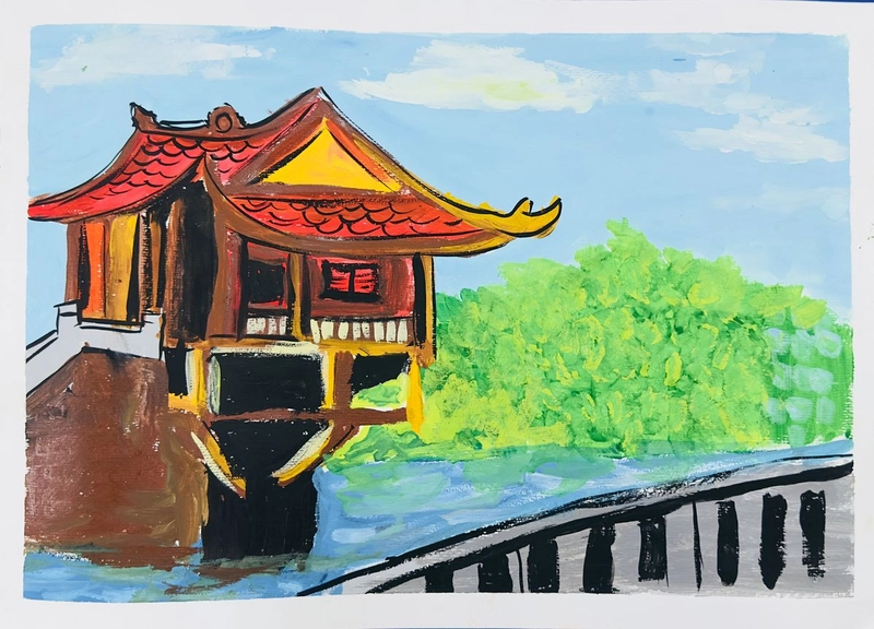 tranh cảnh đẹp hà nội 