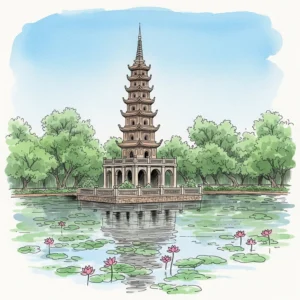 tranh danh lam thắng cảnh nổi tiếng