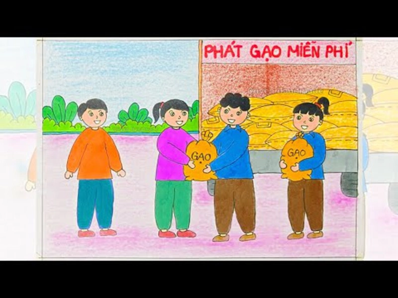 tranh vẽ gạo miễn phí