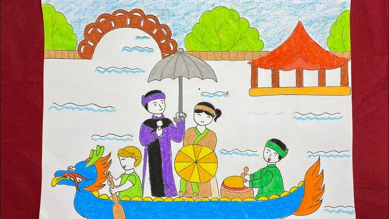 tranh vẽ quan họ bắc ninh 11