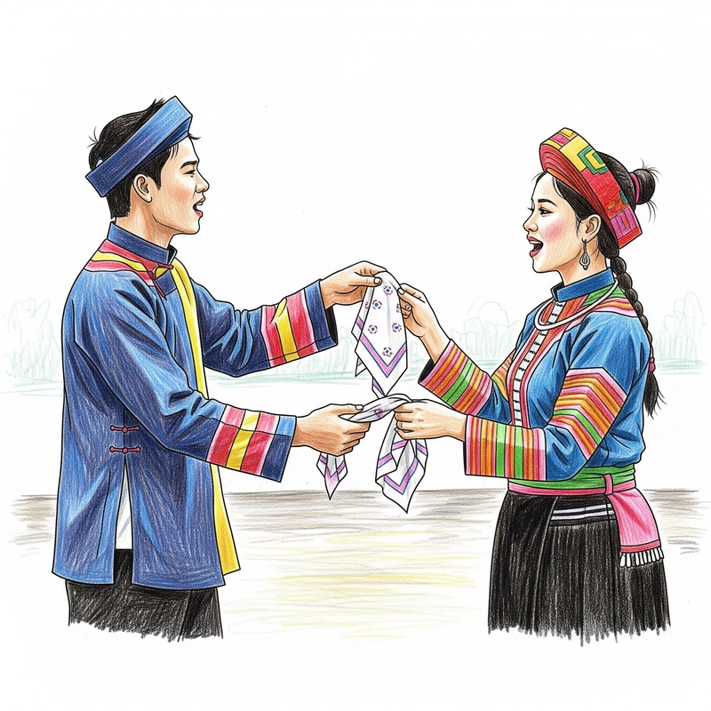tranh vẽ quan họ bắc ninh 24