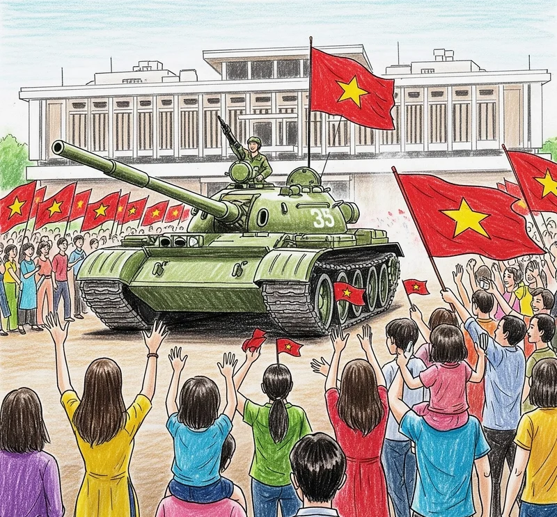 tranh xe tăng đơn giản 
