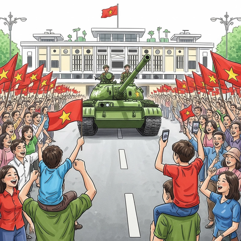 tranh bộ đội và xe tăng 
