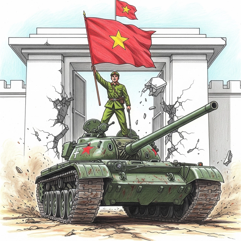 xe tăng đơn giản dễ vẽ 