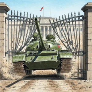 tranh lịch sử xe tăng