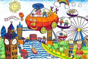 tranh ý tưởng lớp 5 dễ vẽ