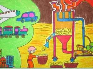 tranh ý tưởng trẻ thơ lớp 4 giấy A3 đẹp nhất