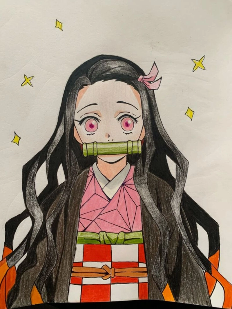 vẽ anime cute dễ thương đơn giản