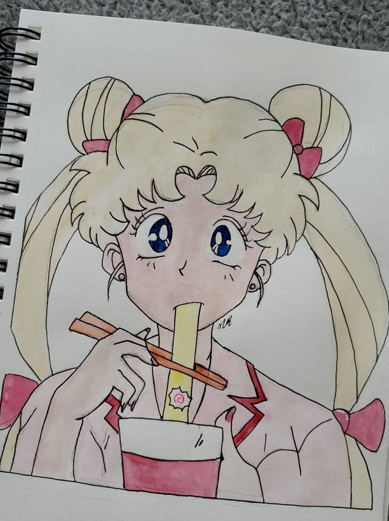 vẽ tranh anime cute dễ thương
