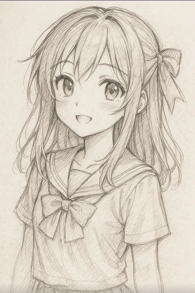 vẽ tranh anime nam cute đơn giản
