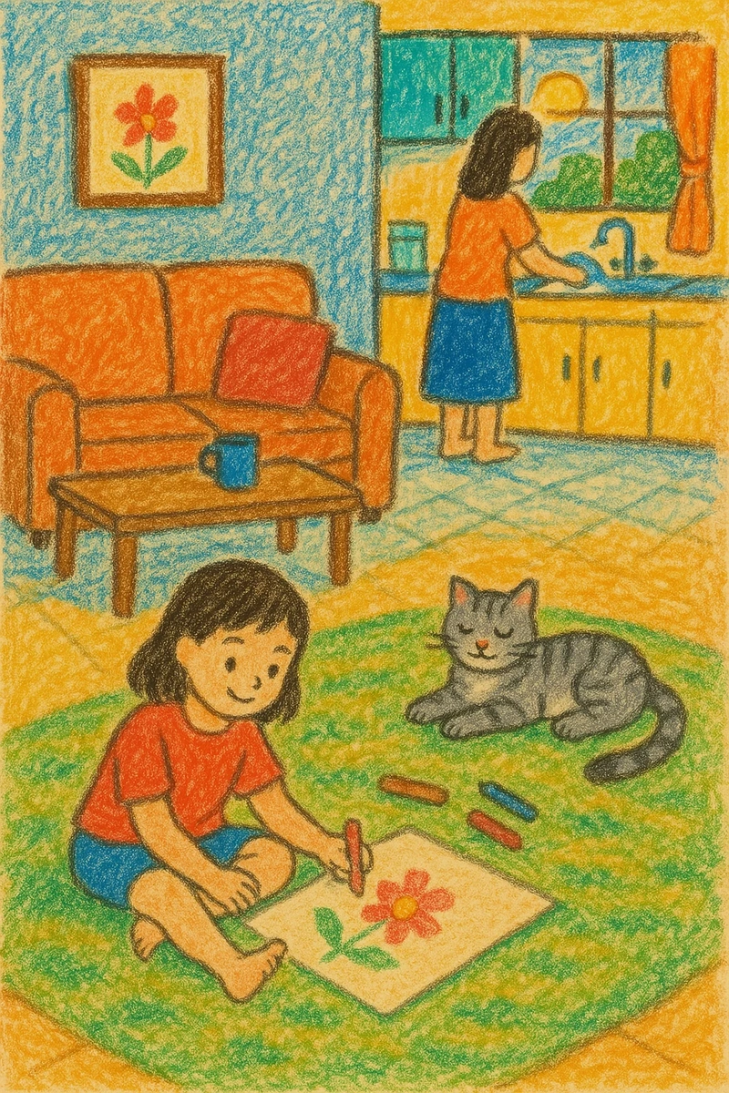 vẽ tranh cuộc sống quanh em