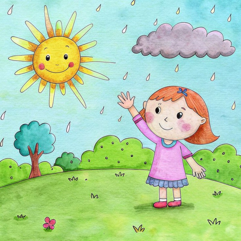 đề tài vẽ tranh tự do dễ vẽ, đẹp 