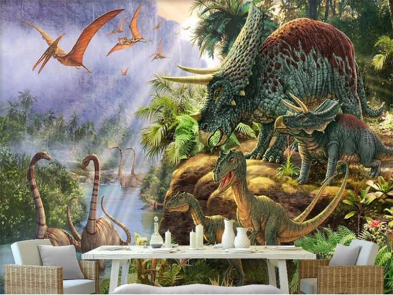 vẽ tranh khủng long dễ thương cho bé 