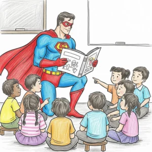 vẽ tranh siêu nhân dễ vẽ