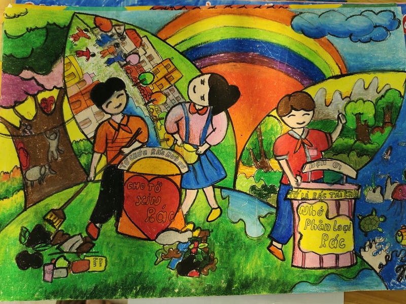 vẽ tranh thiện nguyện hoạt động cộng đồng
