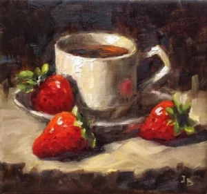 vẽ tranh tĩnh vật bằng màu sắc