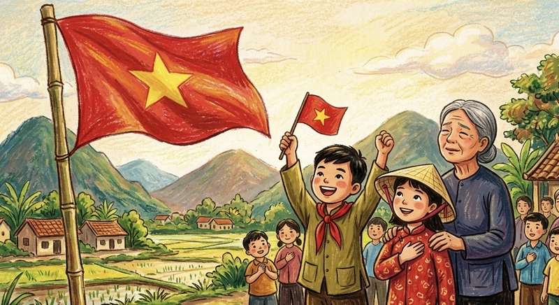 vẽ tranh truyền thống yêu nước đầy cảm xúc và ý nghĩa