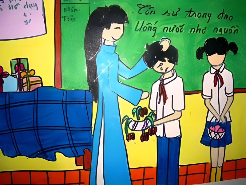 tranh truyền thống uống nước nhớ nguồn 