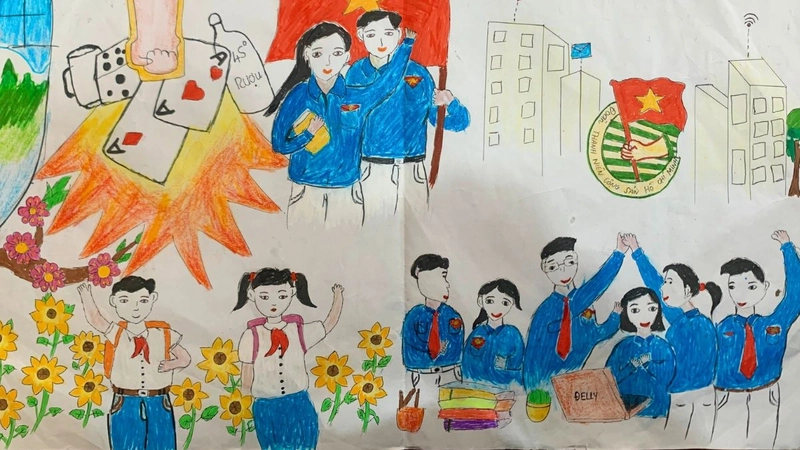 vẽ tranh về tệ nạn xã hội 1