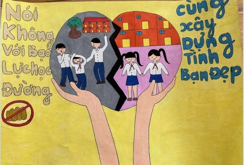 vẽ tranh tuyên truyền về tệ nạn xã hội