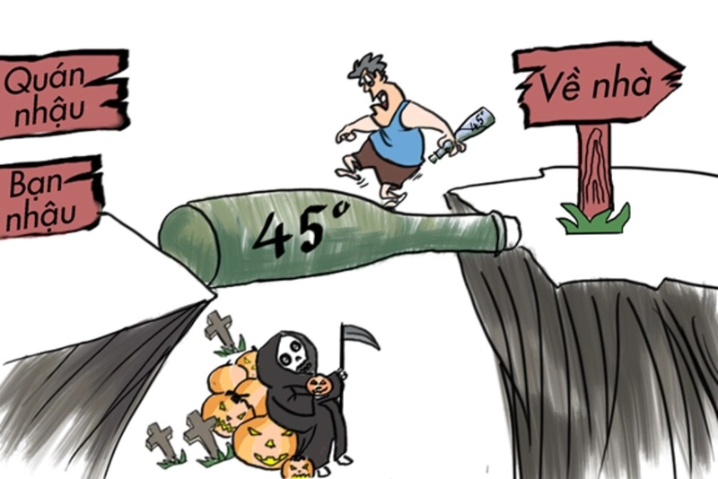 tranh về tệ nạn xã hội