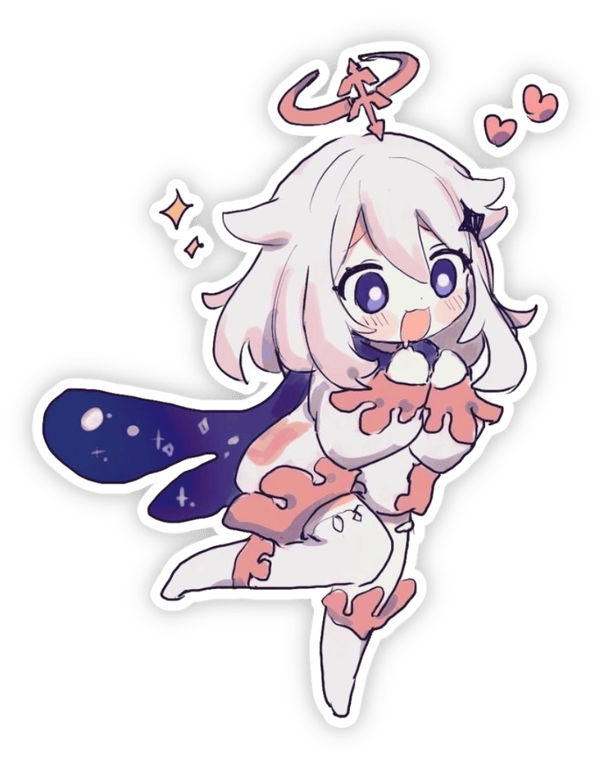yae miko sticker art